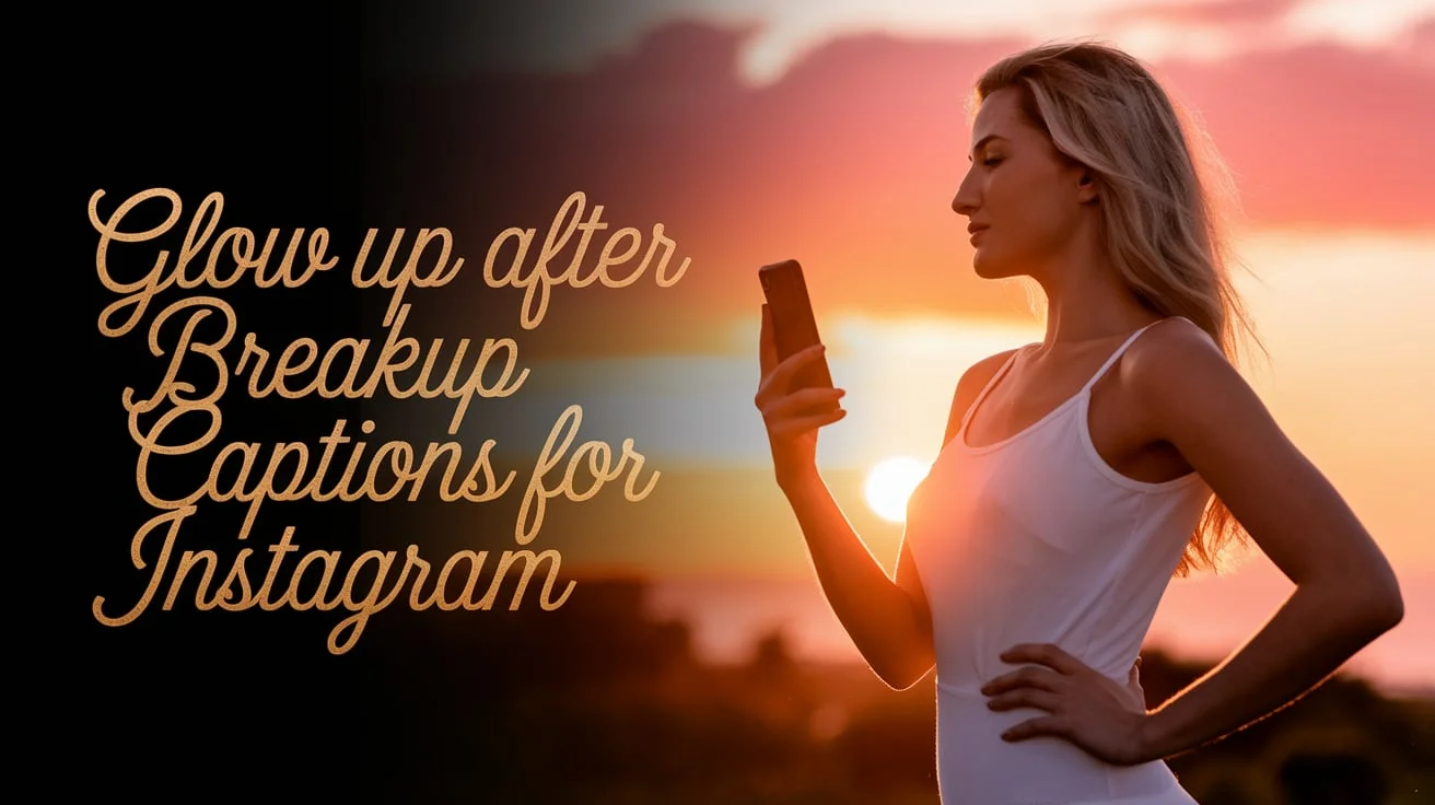 Glow Up After Breakup Captions For Instagram