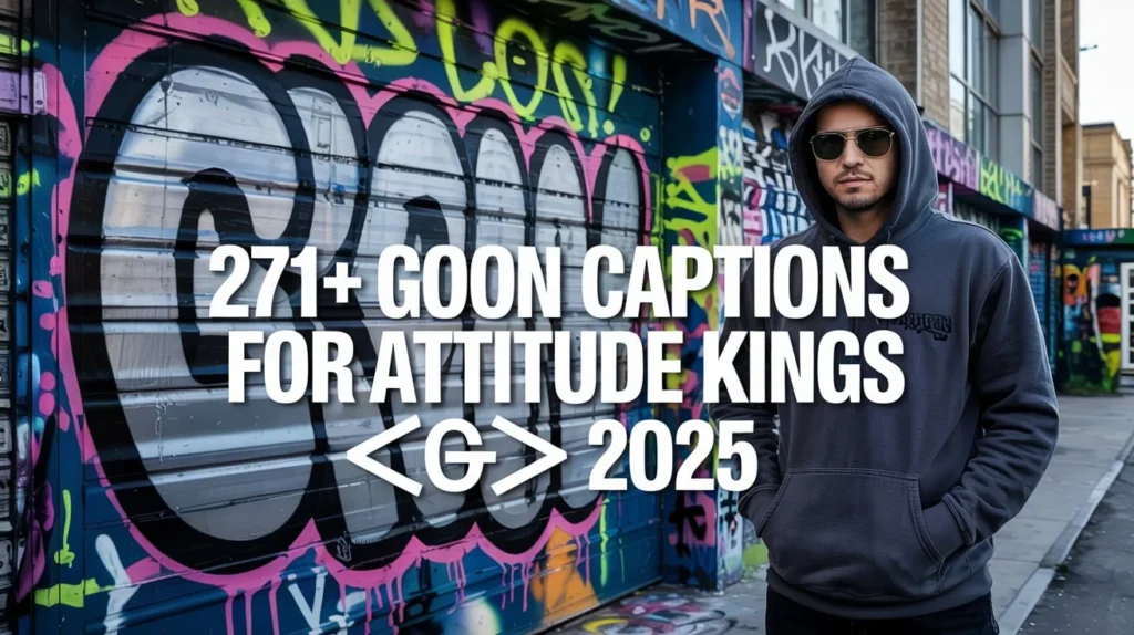 Goon Captions for Attitude Kings
