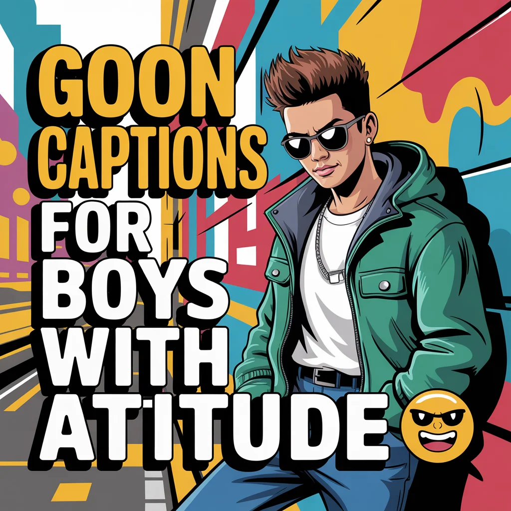 Goon Captions For Boys With Attitude