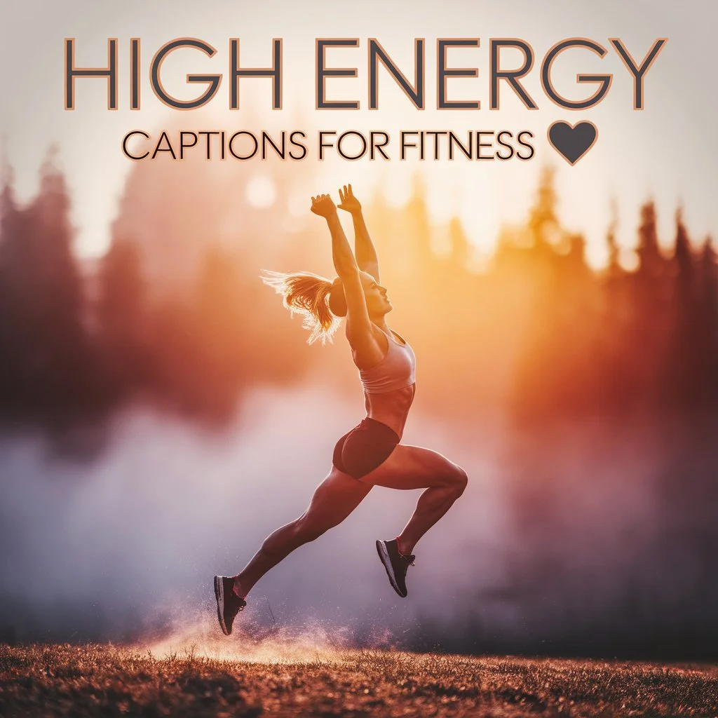 High Energy Captions for Fitness 