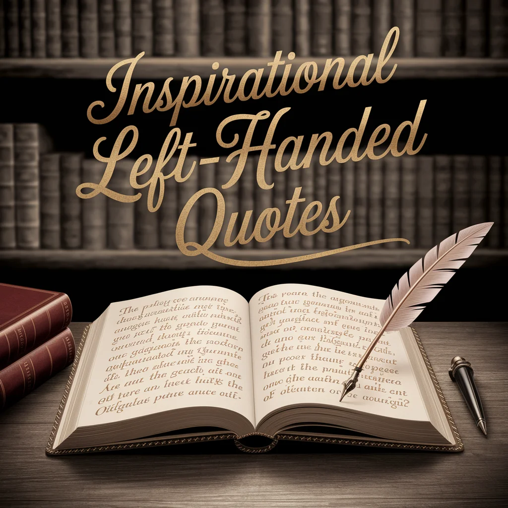 Inspirational Left-Handed Quotes