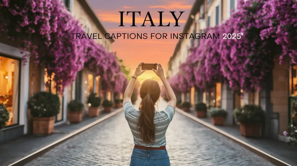 Italy Travel Captions For Instagram