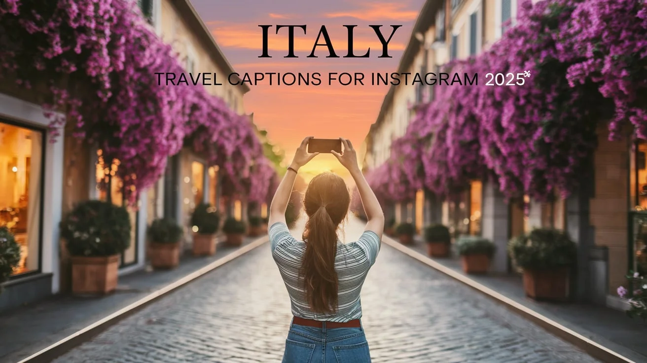 Italy Travel Captions For Instagram