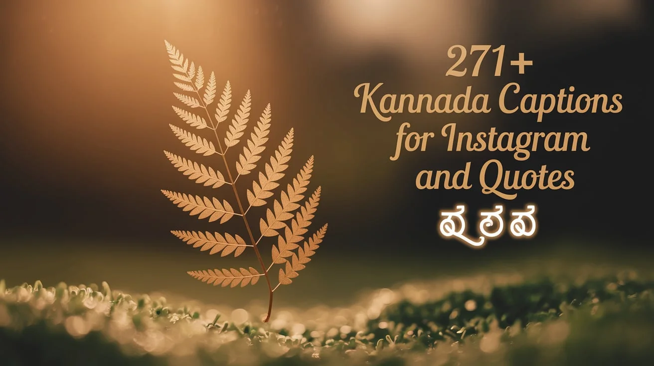 Kannada Instagram Captions