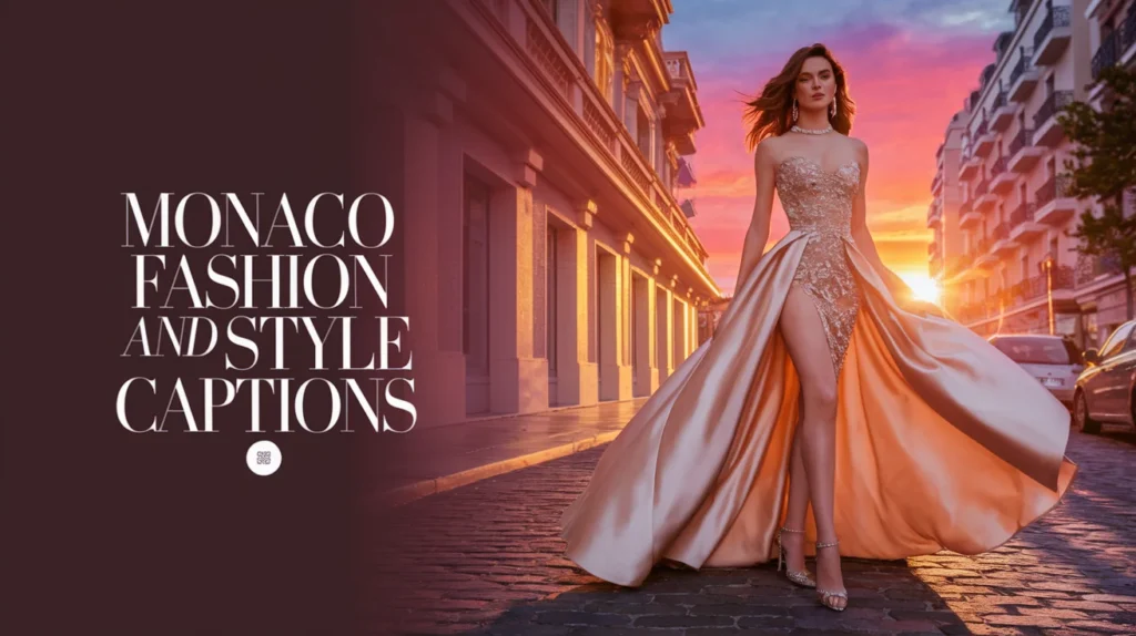 Monaco Fashion and Style Captions 
