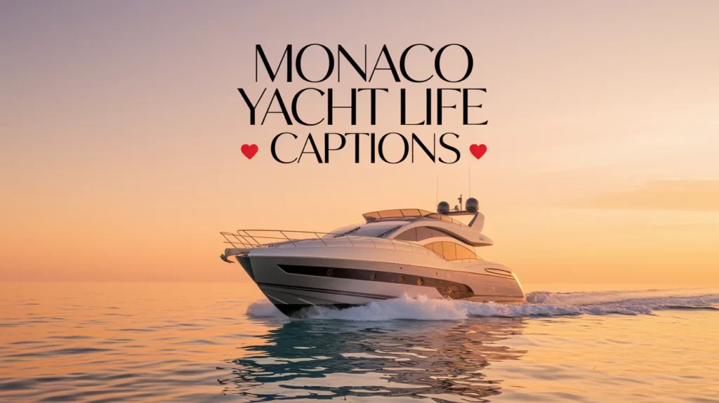 Monaco Yacht Life Captions 