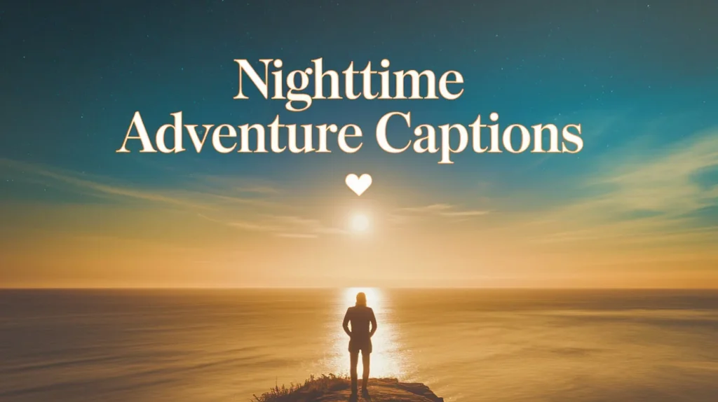 Nighttime Adventure Captions