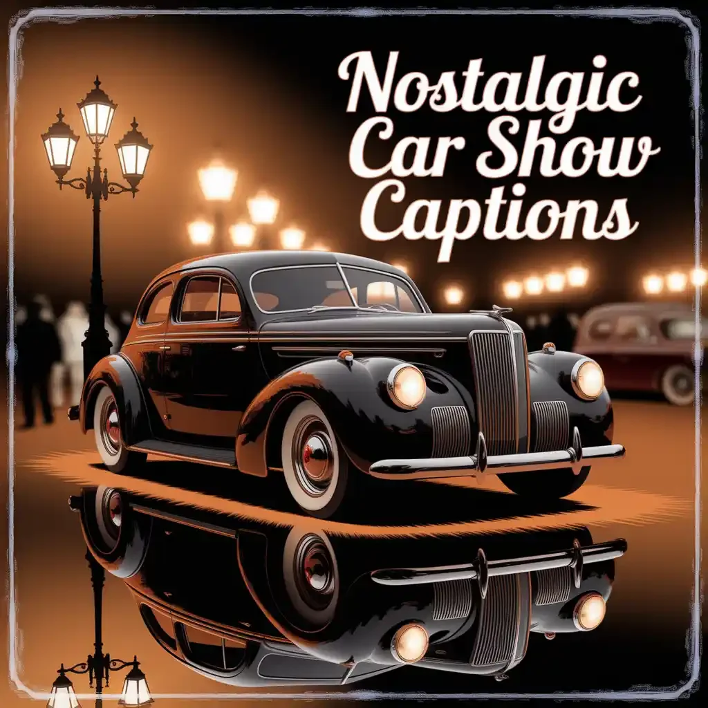Nostalgic Car Show Captions