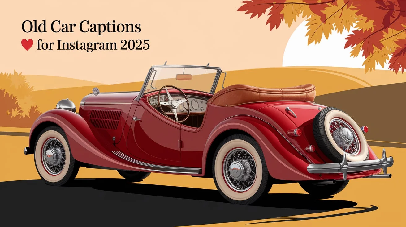 Old Car Captions For Instagram