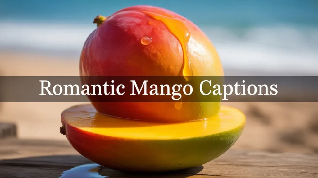 Romantic Mango Captions
