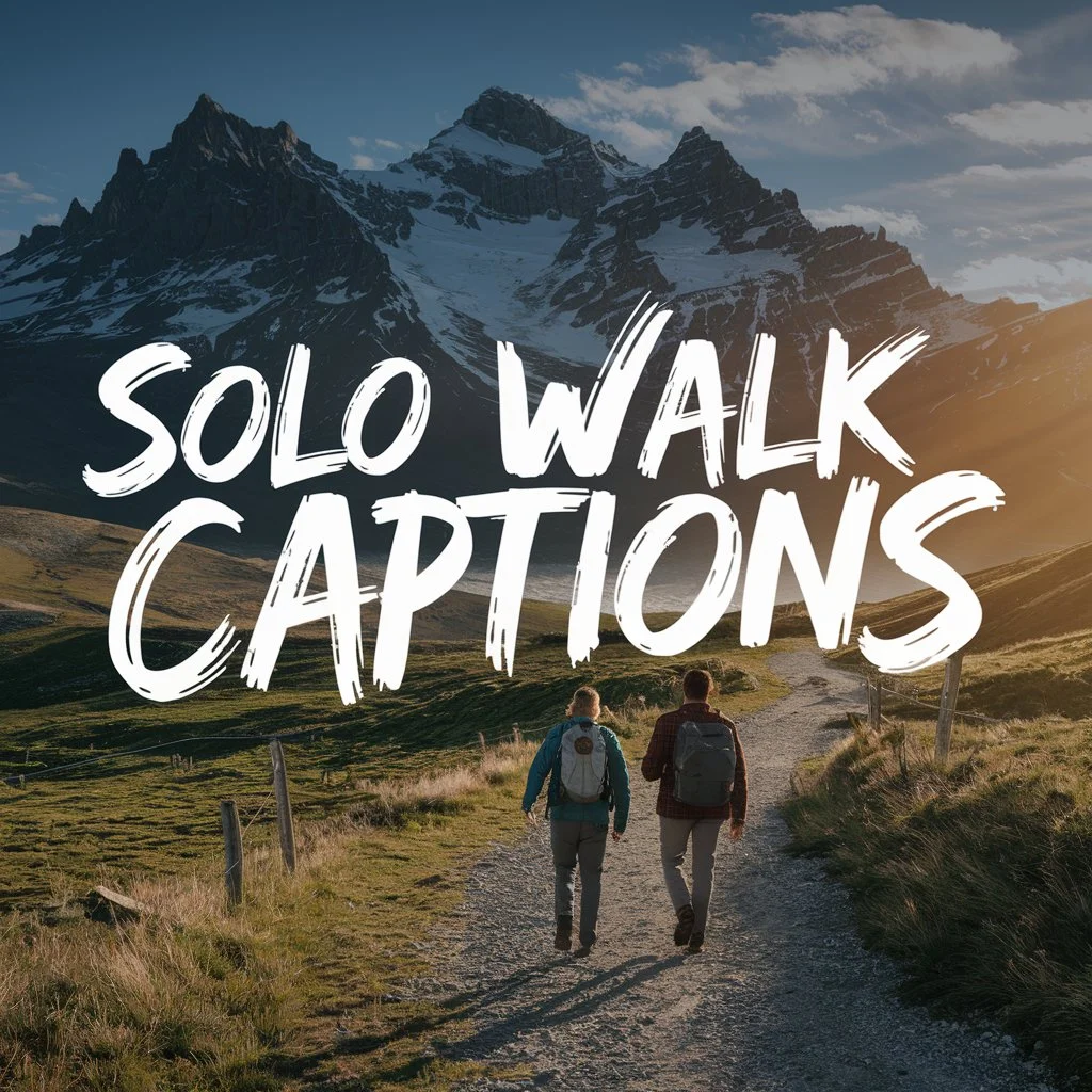 Solo Walk Captions 