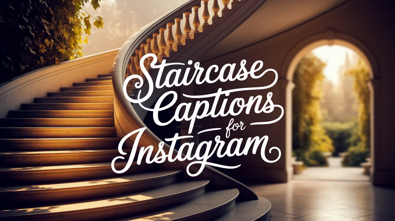 Staircase Captions for Instagram