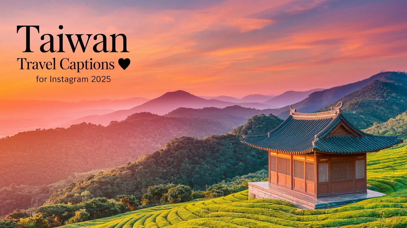 Taiwan Travel Captions For Instagram
