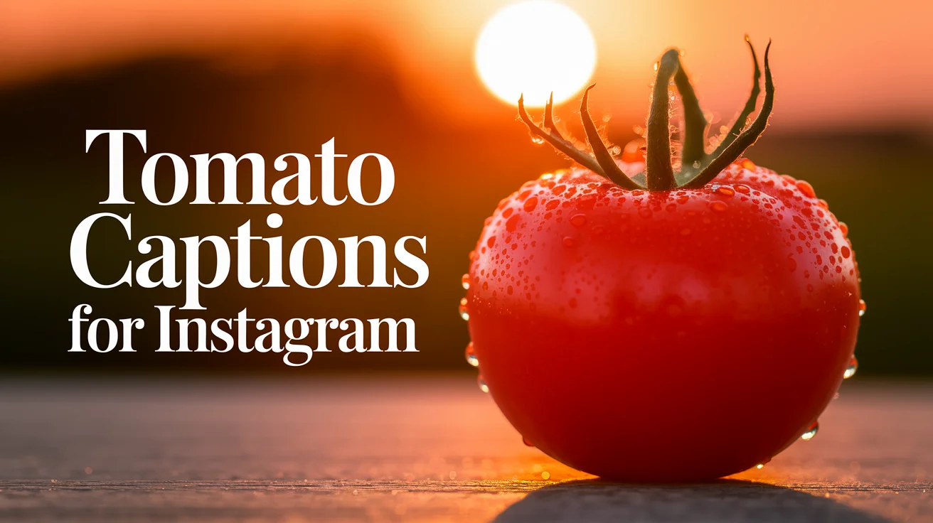 Tomato Captions for Instagram