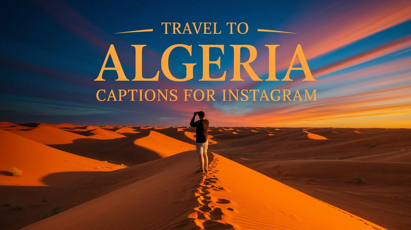 Travel to Algeria Captions for Instagram