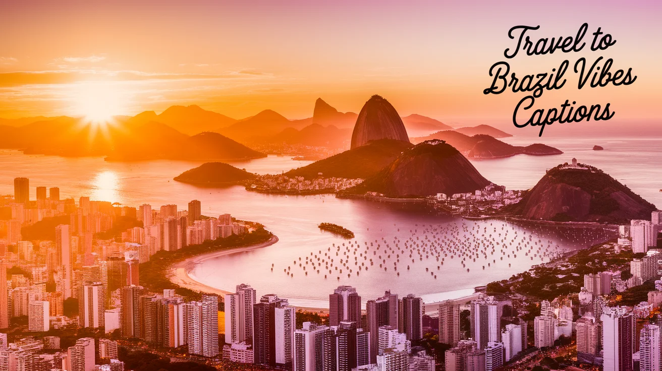 Travel to Brazil Vibes Captions