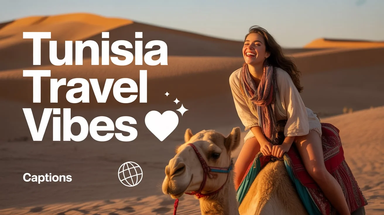 Tunisia Travel Vibes Captions