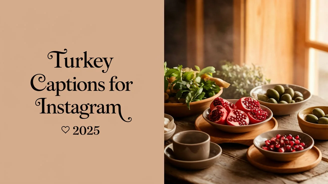Turkey Captions for Instagram