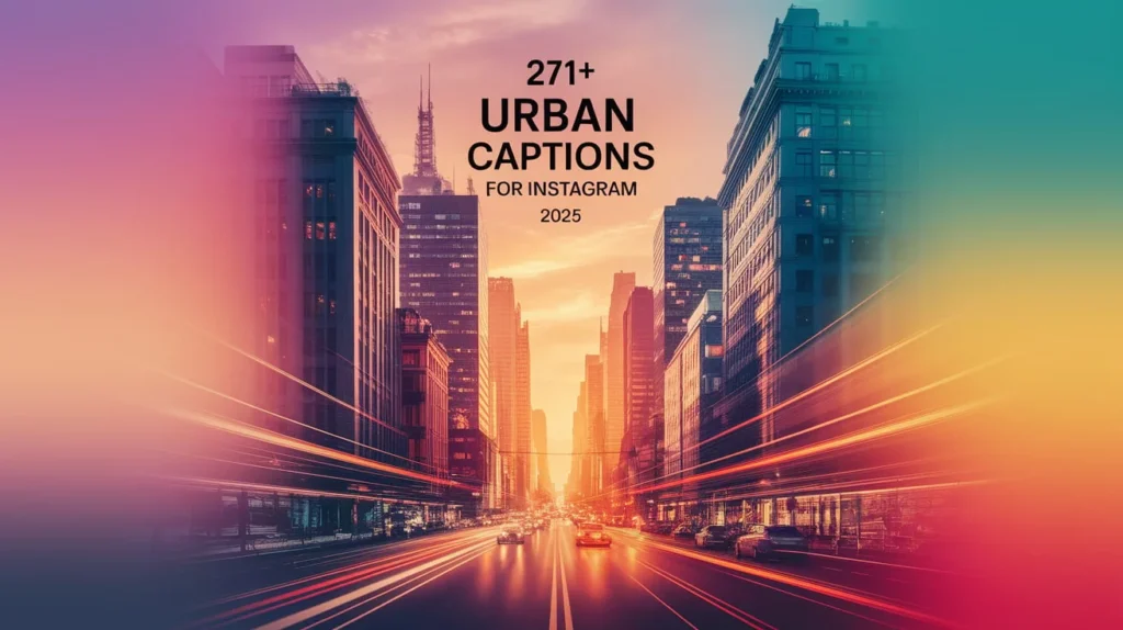 Urban Captions For Instagram