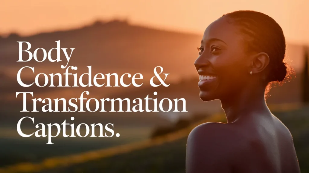 Body Confidence & Transformation Captions