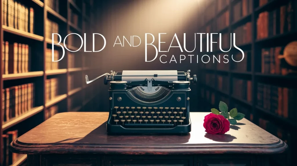 Bold and Beautiful Captions
