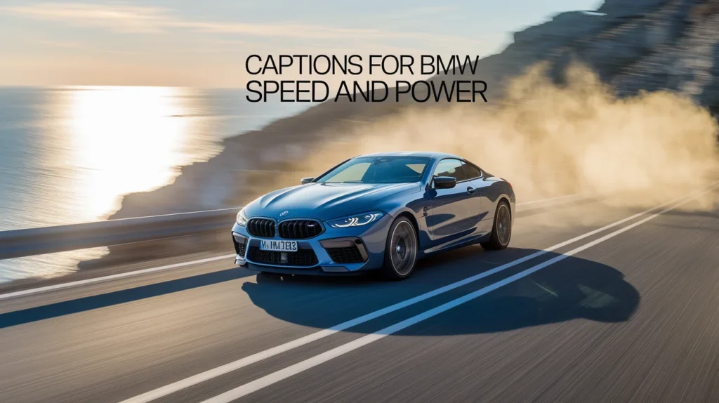Captions for BMW Speed and Power