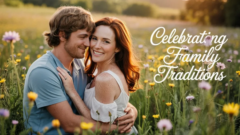 Celebrating Family Traditions Captions