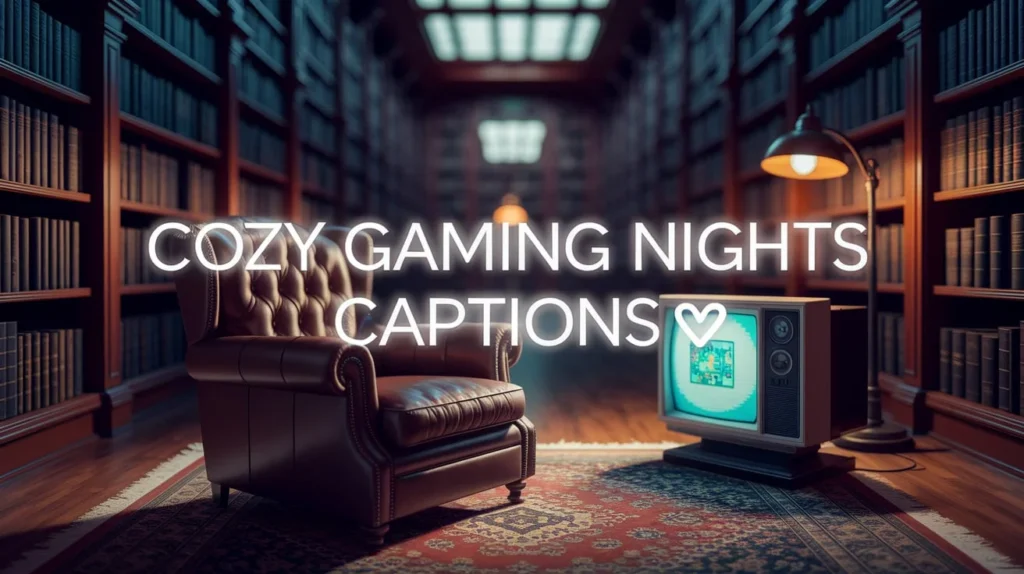 Cozy Gaming Nights Captions 
