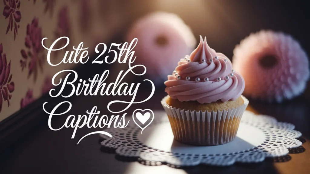 Cute 25th Birthday Captions 