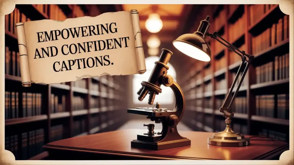 Empowering and Confident Captions