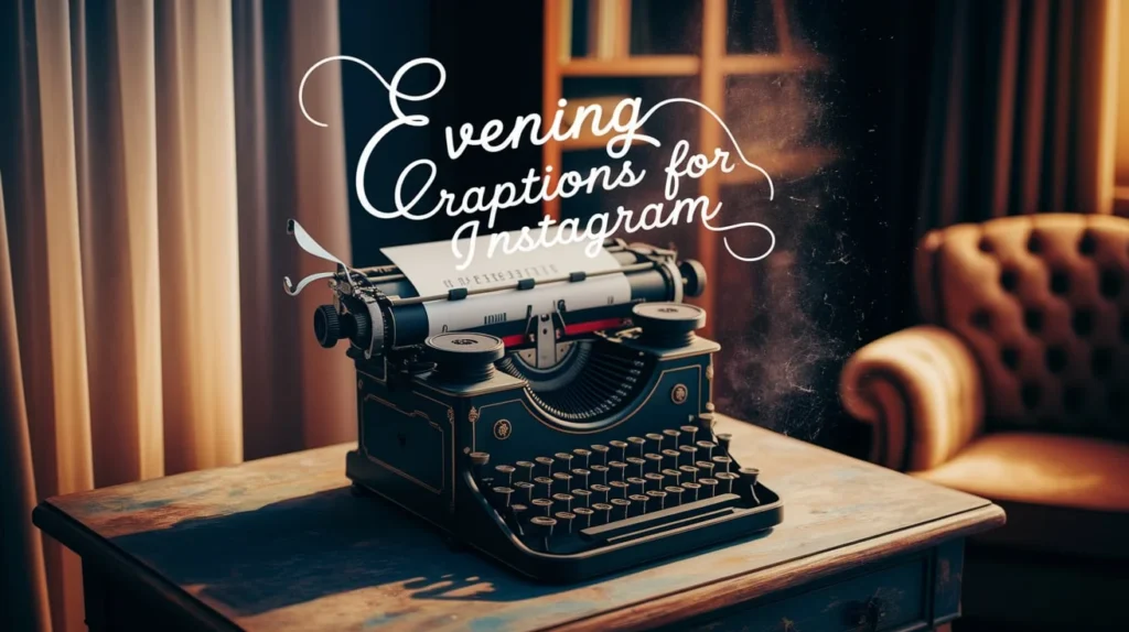 Evening Captions for Instagram