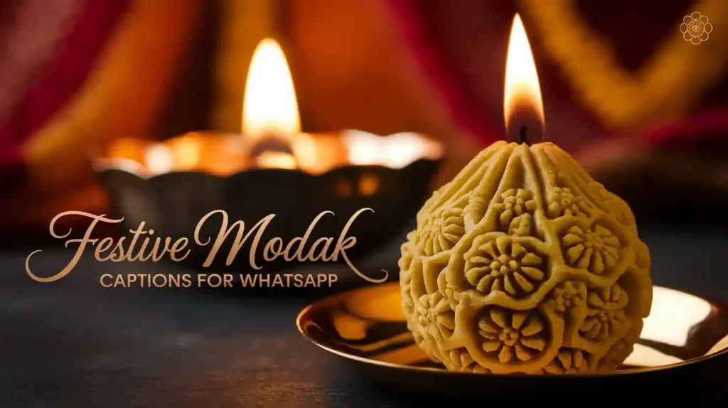 Festive Modak Captions for WhatsApp