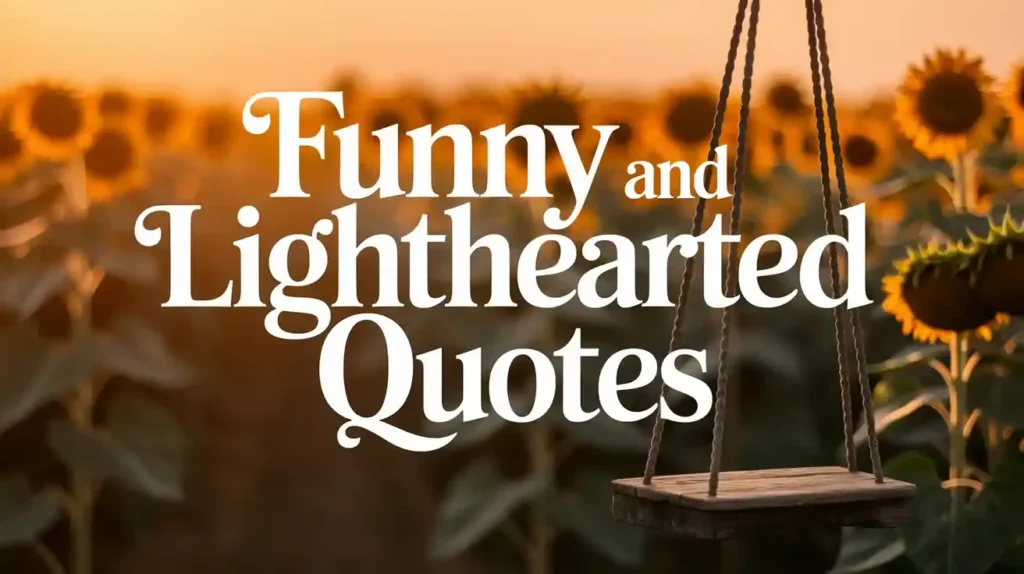 Funny and Lighthearted Quotes