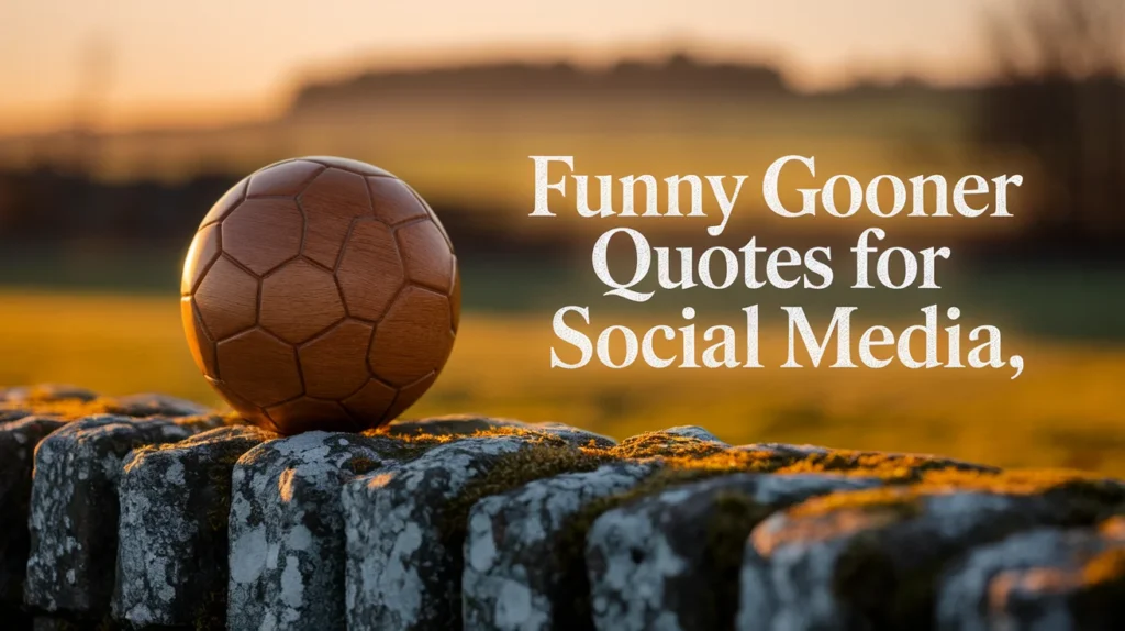 Funny Gooner Quotes for Social Media