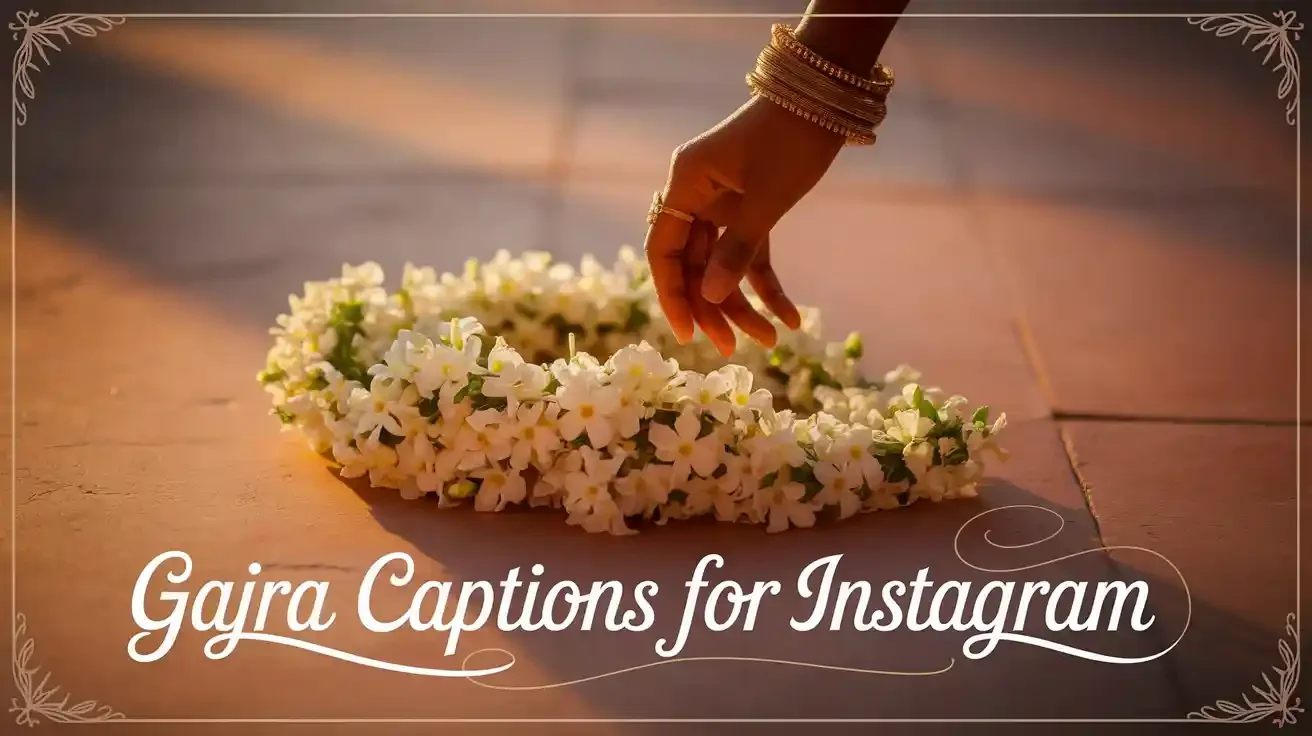 Gajra Captions for Instagram