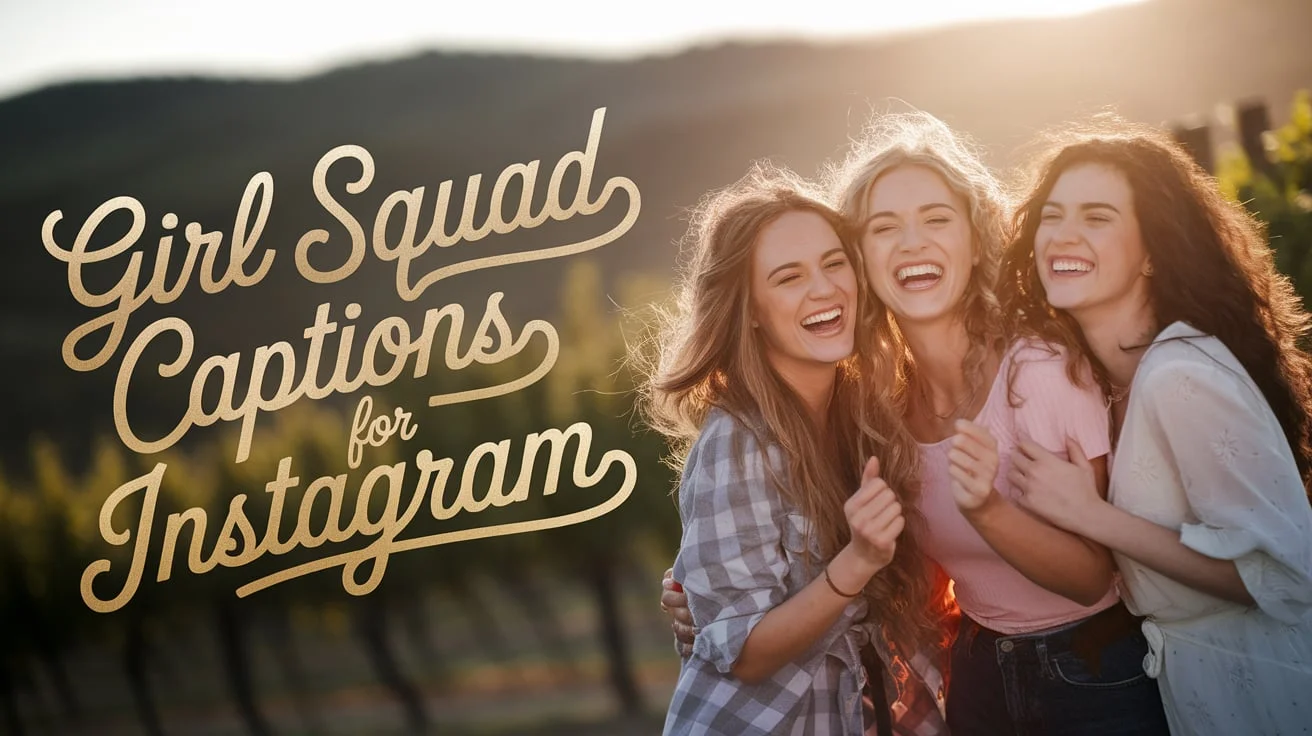 Girl Squad Captions for Instagram