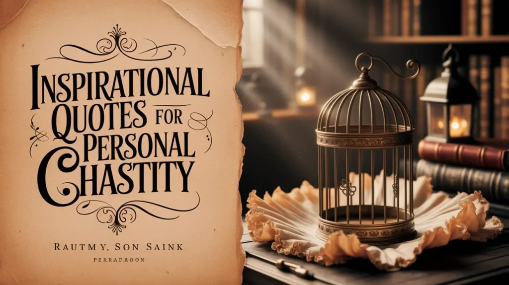 Inspirational Quotes for Personal Chastity