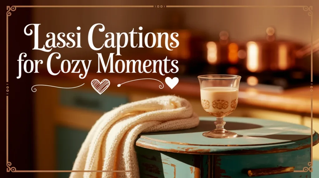 Lassi Captions For Cozy Moments