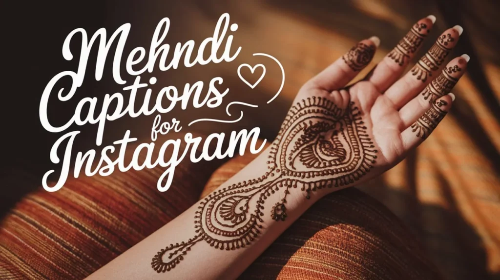 Mehndi Captions for Instagram