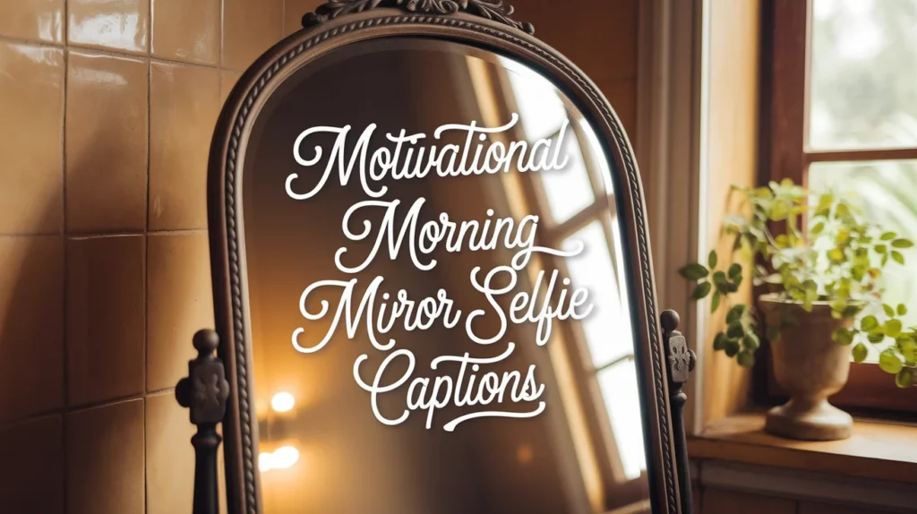 Motivational Morning Mirror Selfie Captions