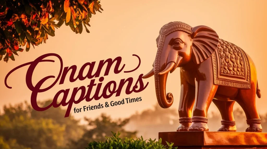 Onam Captions for Friends & Good Times