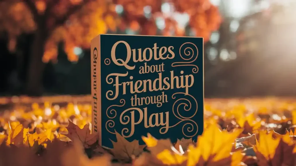 Quotes About Friendship Through Play