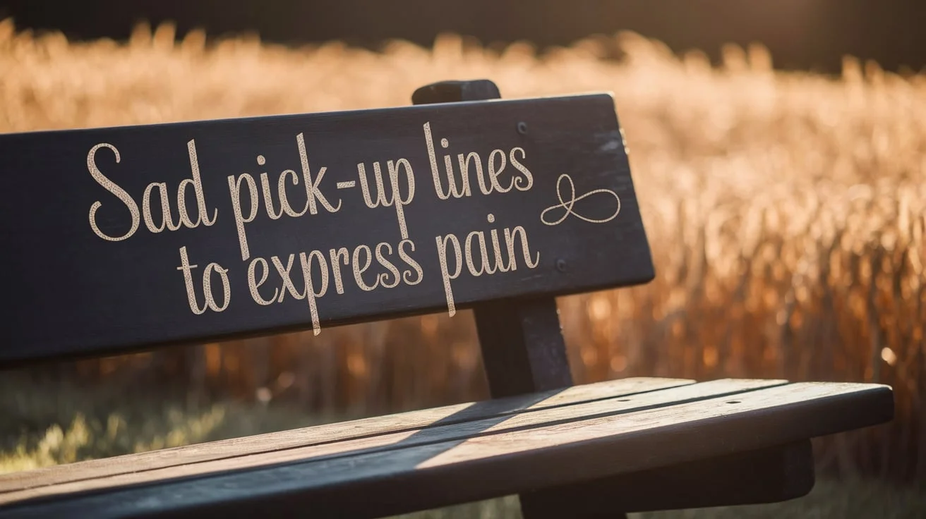 Sad Pick-Up Lines to Express Pain