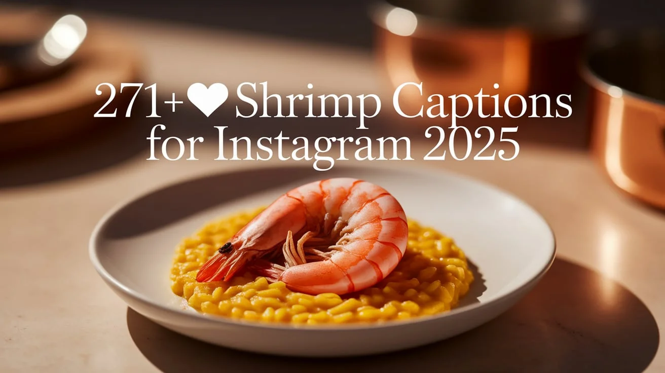 Shrimp Captions for Instagram