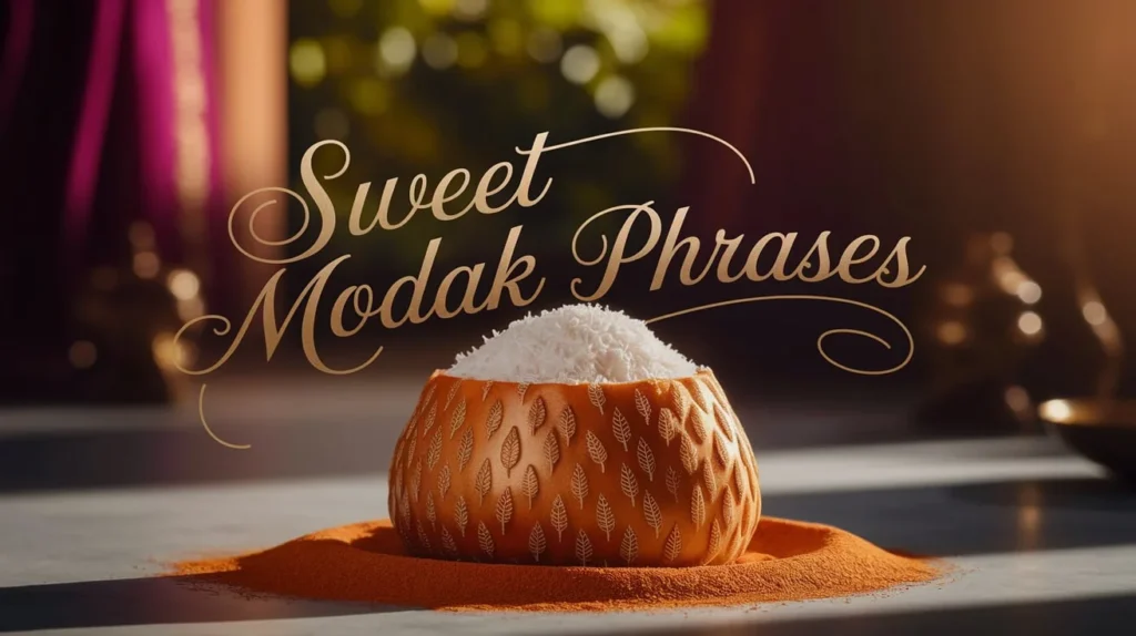 Sweet Modak Phrases