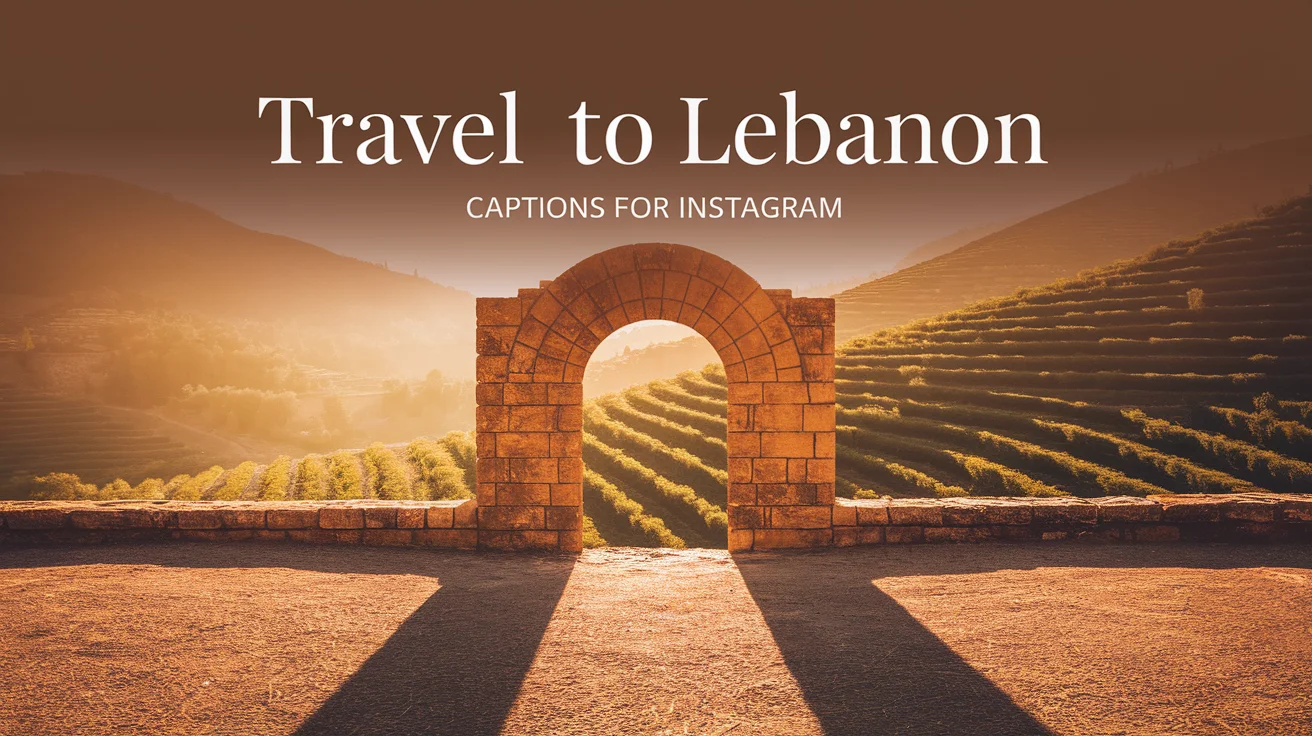 Travel to Lebanon Captions for Instagram