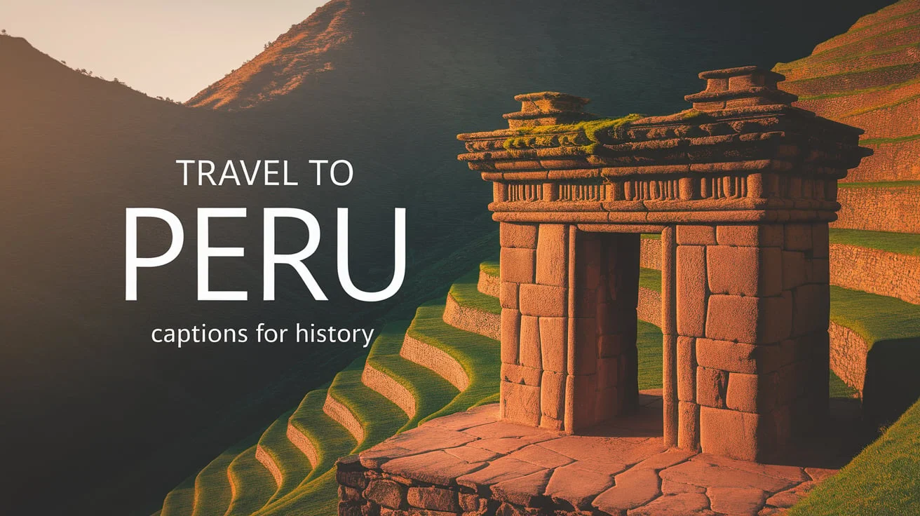 Travel to Peru Captions for Instagram