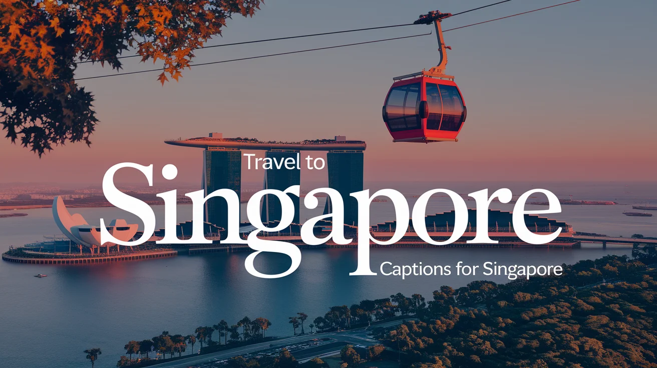 Travel to Singapore Captions for Instagram