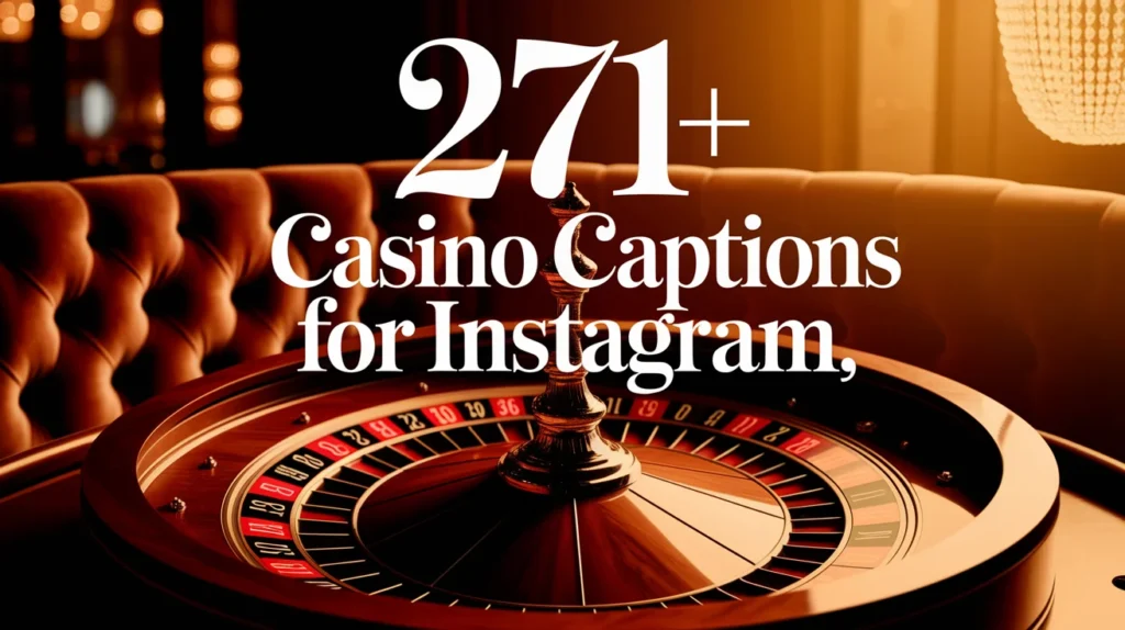 Casino Captions for Instagram